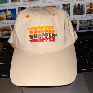 RARE & UNIQUE WHOPPER Burger King Baseball Cap -NEW